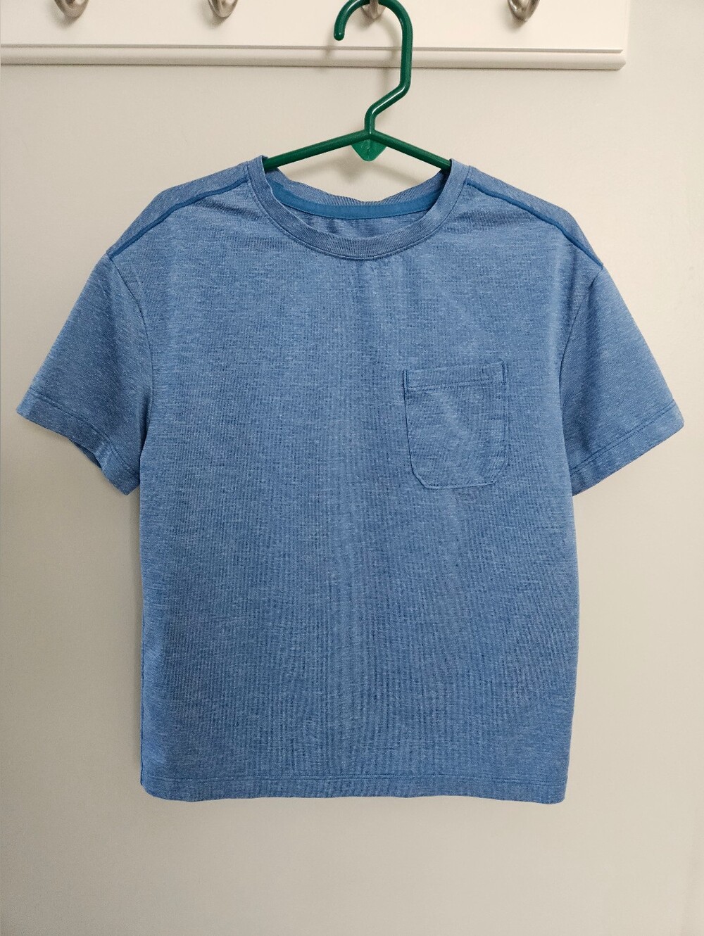 all in motion | Blue Short-Sleeve Pocket Tee